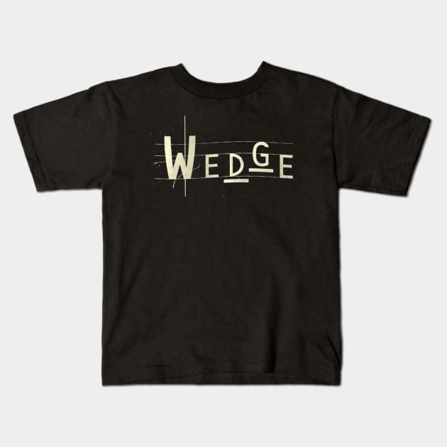 The Wedge Logo Kids T-Shirt by Sudburied